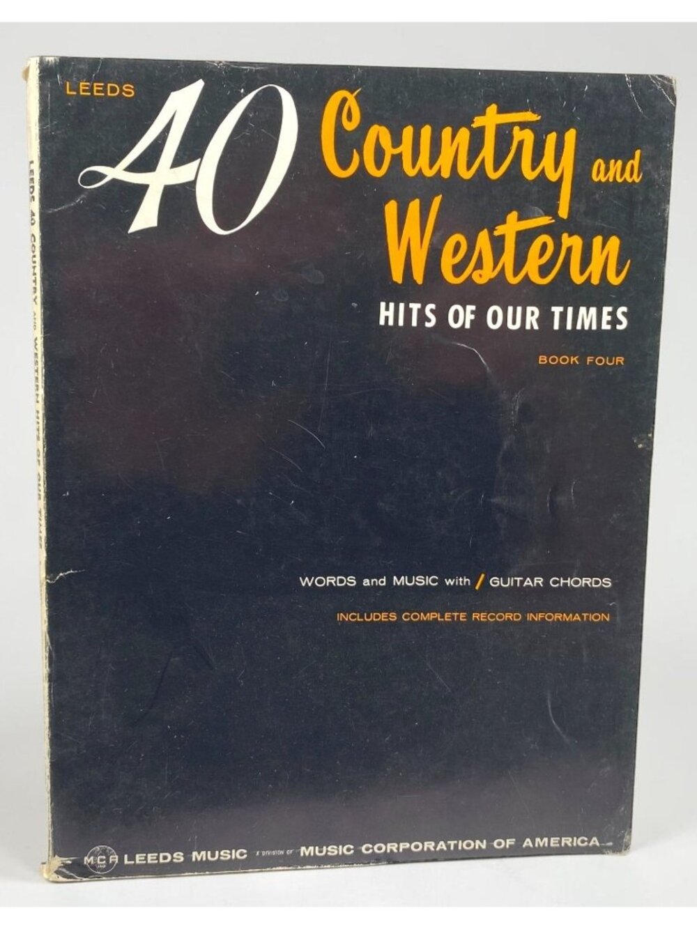 Leeds 40 Country & Western Hits of our Times #4 Piano Songbook Sheet Music 1960s